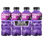 POWERADE Sports Drink Grape, 20 Ounce (Pack of 8) | Sport Beverage Enhanced with Electrolytes | 50% More Electrolytes vs. the Leading Sports Drink (per 12oz serving)*