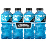 POWERADE Mountain Berry Blast, 20 fl oz, 8 Pack | Sport Beverage Enhanced with Electrolytes | 50% More Electrolytes vs. the Leading Sports Drink (per 12oz serving)*