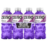 POWERADE Electrolyte Enhanced Zero Sugar Grape Sports Drink, 20 Ounce (Pack of 8) | Sugar-free Sport Beverage Enhanced with Electrolytes | 50% More Electrolytes vs. the Leading Sports Drink (per 12oz serving)*